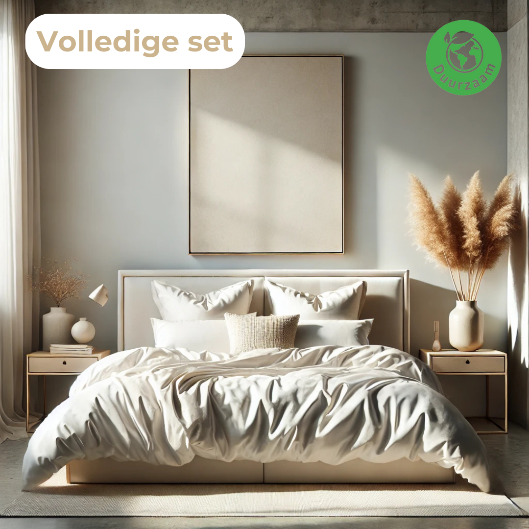 Off white Eucalyptus lyocell Beddengoed set